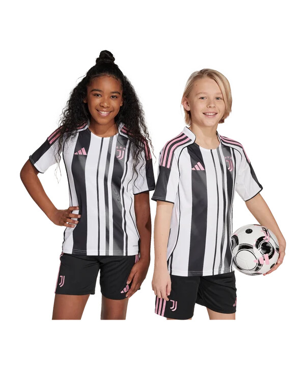 adidas juventus turin trikot home 20252026 kids weiß