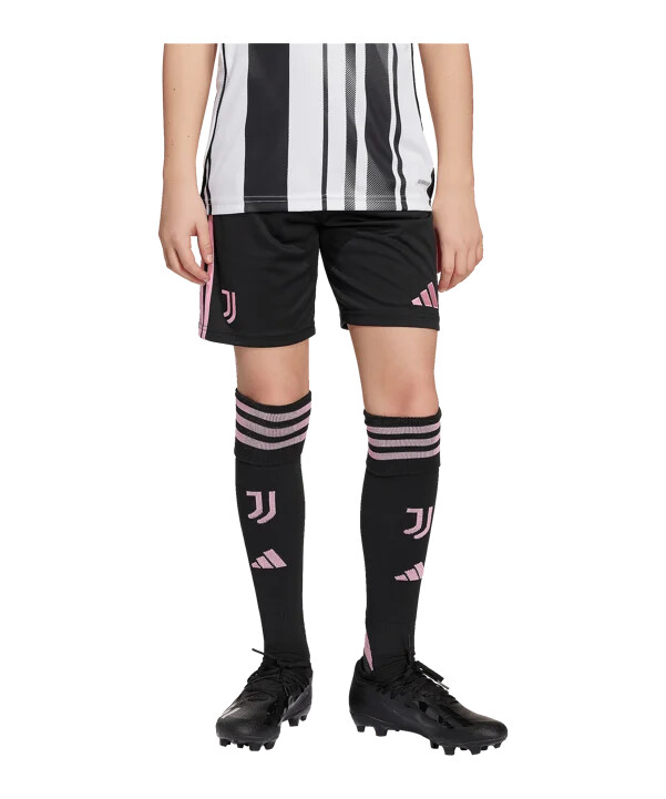 adidas juventus turin short home 20252026 kids schwarz
