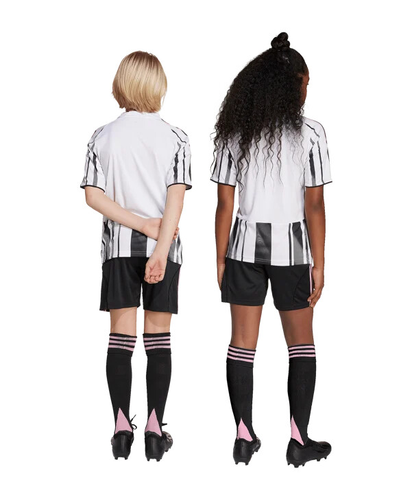 adidas juventus turin short home 20252026 kids schwarz