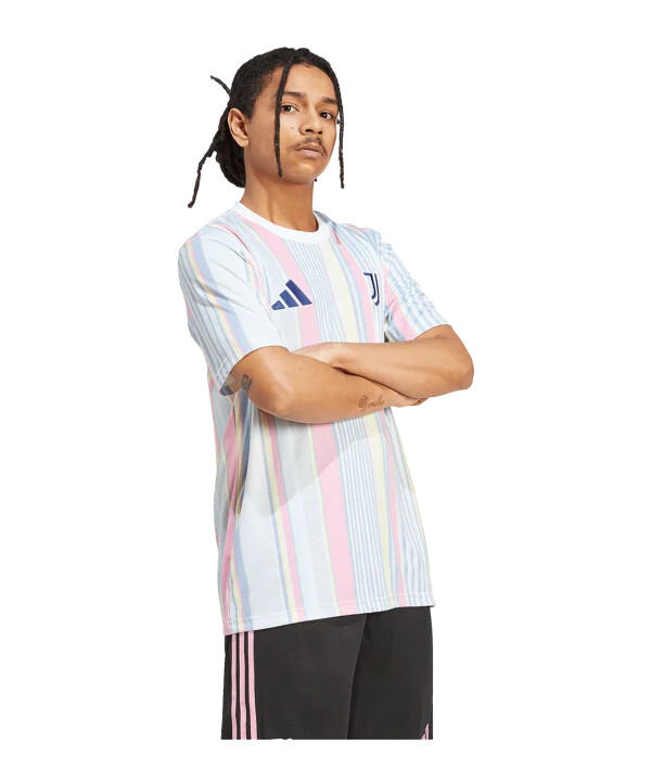 adidas juventus turin prematch trikot weiß