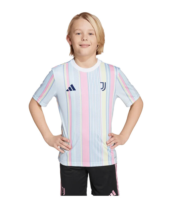 adidas juventus turin prematch trikot kids weiß