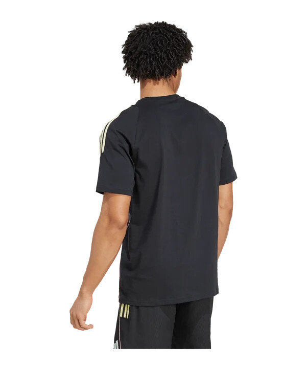adidas juventus turin t-shirt schwarz