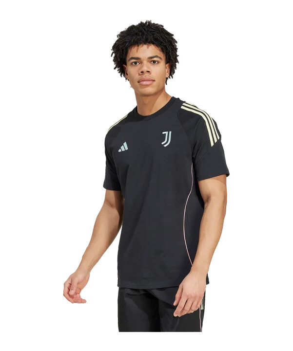 adidas juventus turin t-shirt schwarz