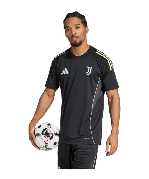 adidas juventus turin trainingsshirt schwarz
