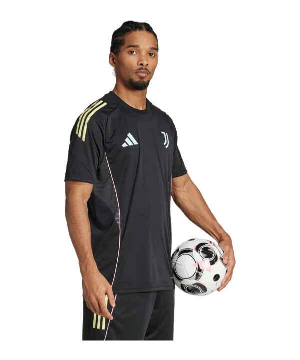 adidas juventus turin trainingsshirt schwarz