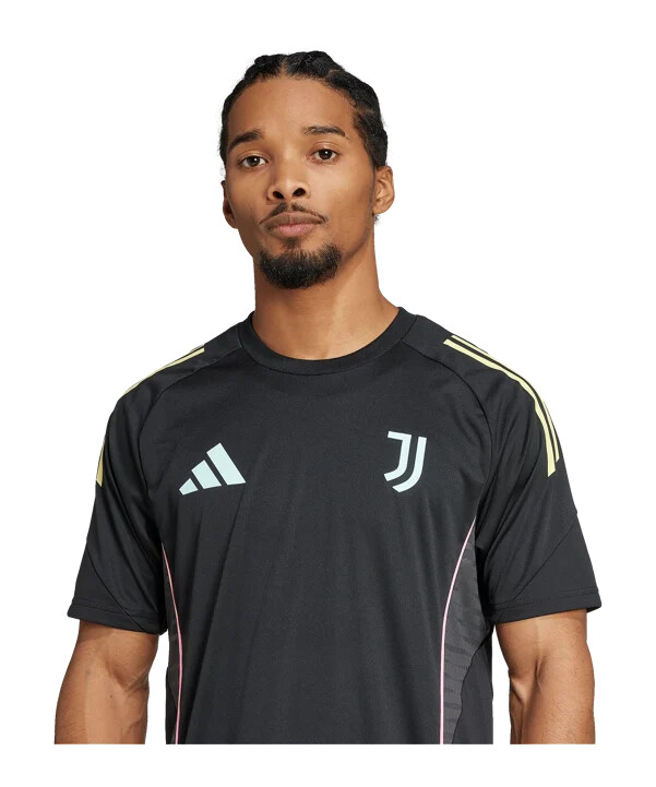 adidas juventus turin trainingsshirt schwarz
