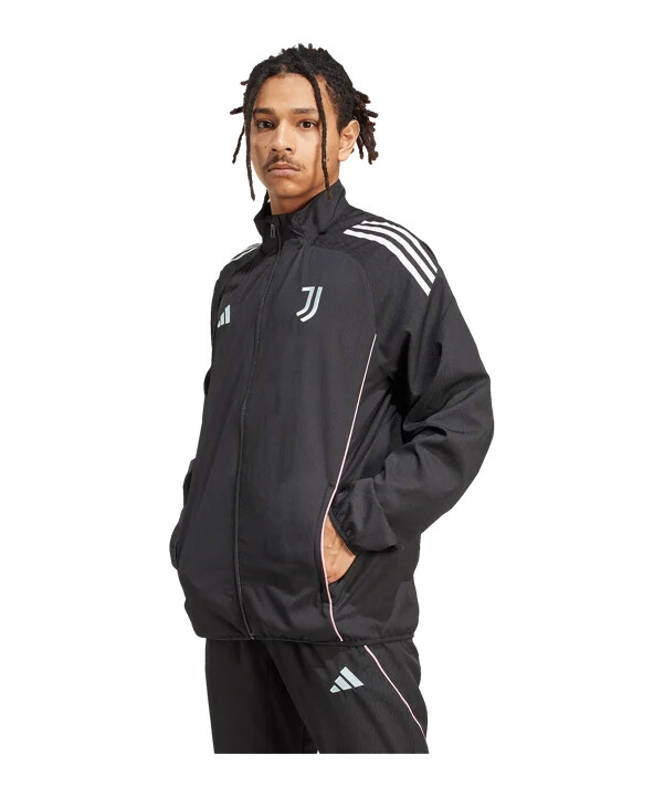 adidas juventus turin präsentationsjacke schwarz