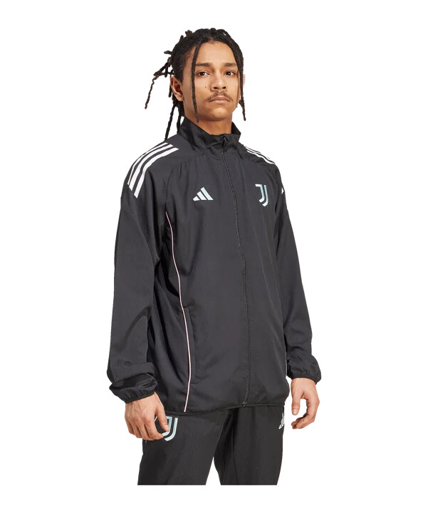 adidas juventus turin präsentationsjacke schwarz