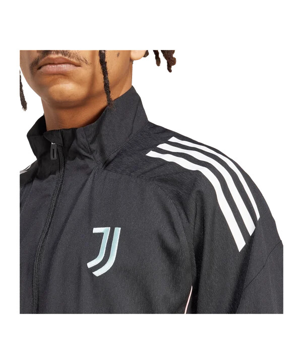 adidas juventus turin präsentationsjacke schwarz