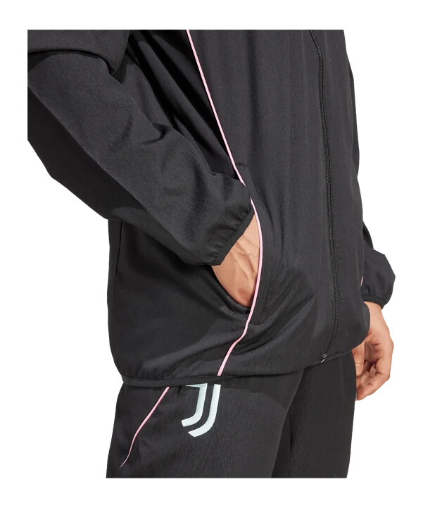adidas juventus turin präsentationsjacke schwarz