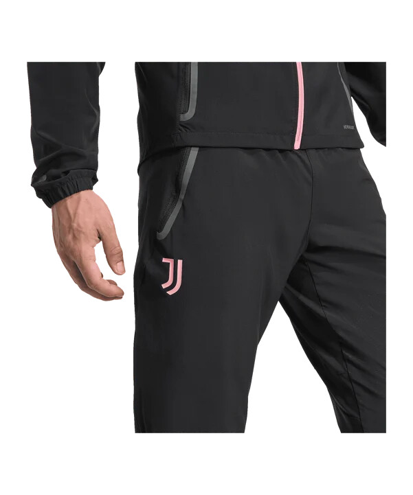 adidas juventus turin vis tech travel jogginghose schwarz