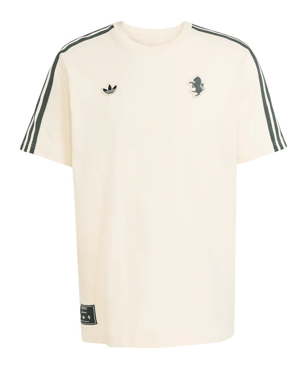 adidas juventus turin icon t-shirt beige