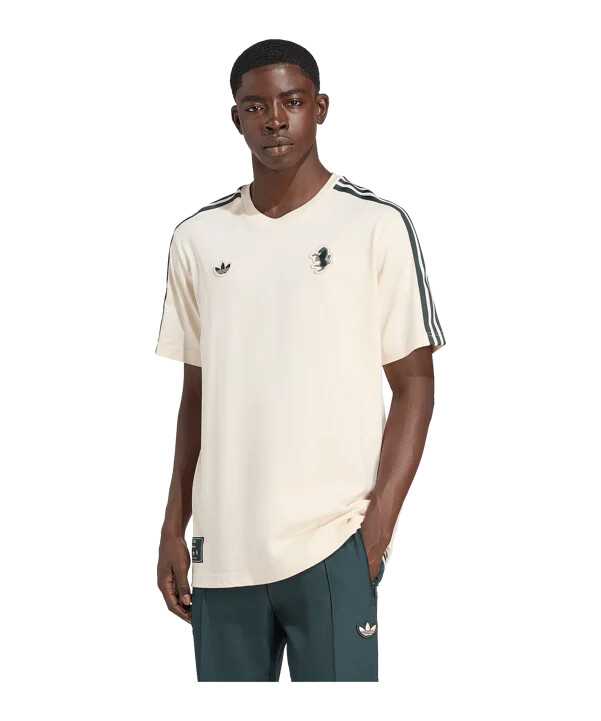 adidas juventus turin icon t-shirt beige