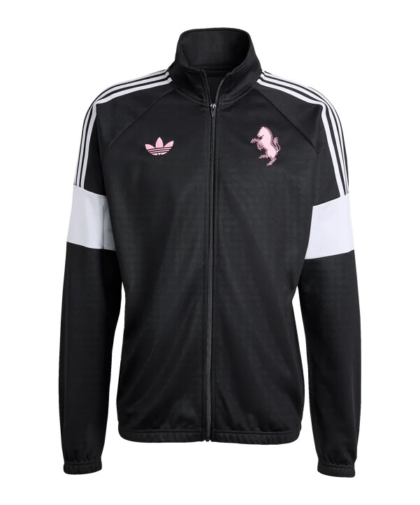 adidas juventus turin lfstlr track sweatshirt schwarz