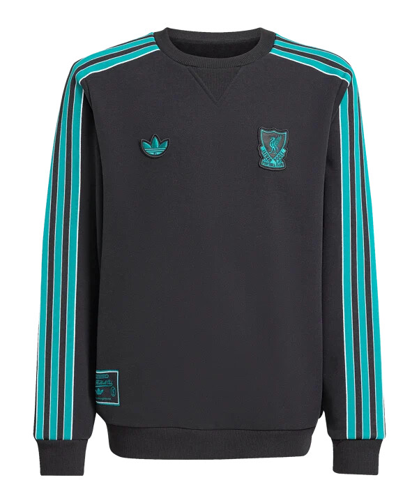 adidas fc liverpool icon sweatshirt kids schwarz