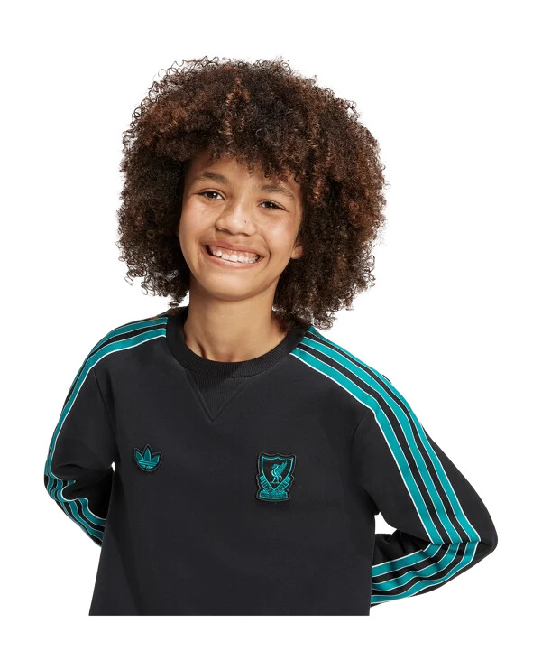 adidas fc liverpool icon sweatshirt kids schwarz
