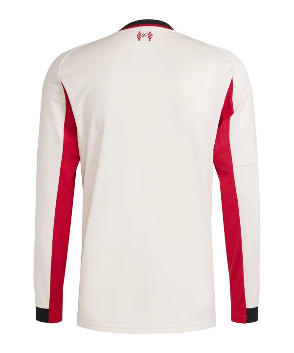 adidas fc liverpool trikot langarm away 20252026 weiß