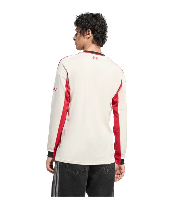adidas fc liverpool trikot langarm away 20252026 weiß