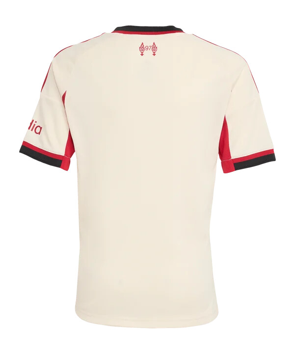 adidas fc liverpool trikot away 20252026 kids weiß