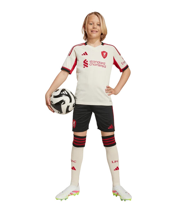 adidas fc liverpool trikot away 20252026 kids weiß
