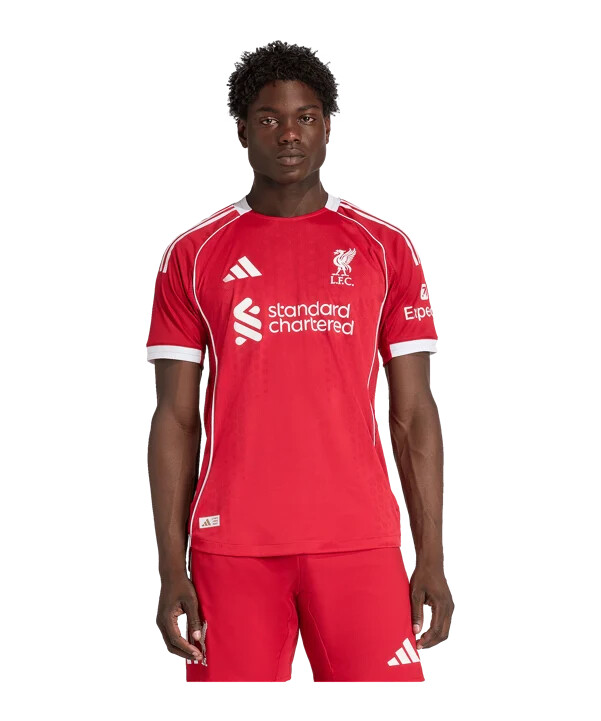 adidas fc liverpool authentic trikot home 20252026 rot