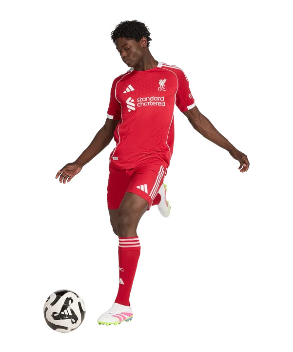 adidas fc liverpool authentic trikot home 20252026 rot