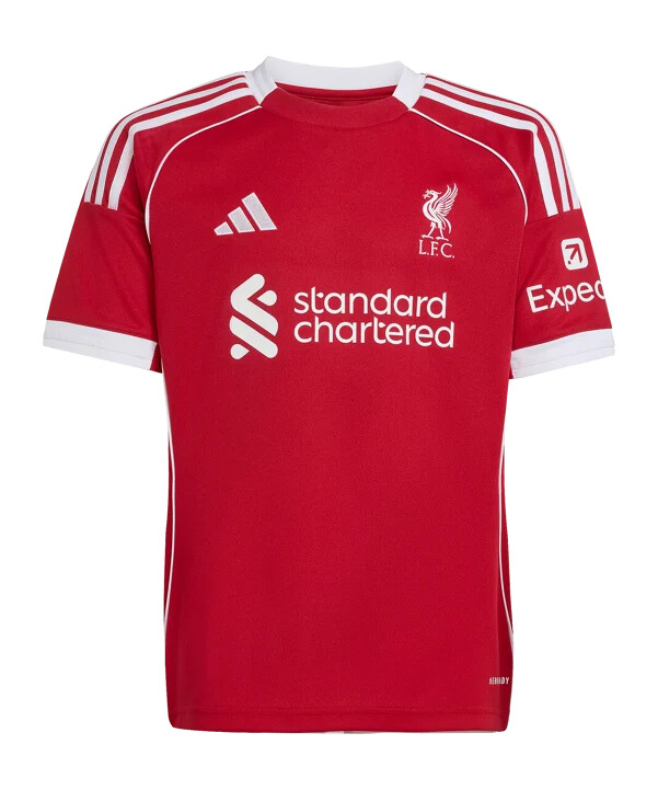 adidas fc liverpool trikot home 20252026 kids rot