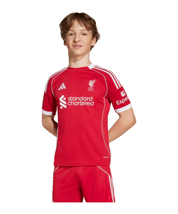 adidas fc liverpool trikot home 20252026 kids rot