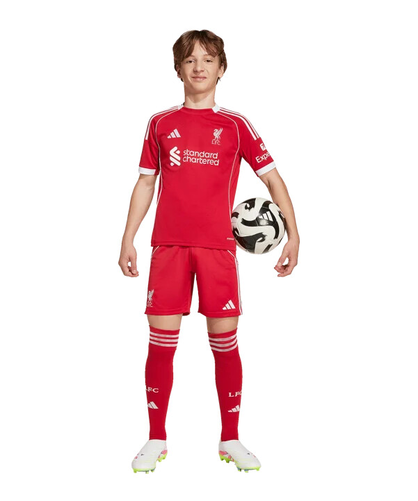 adidas fc liverpool trikot home 20252026 kids rot