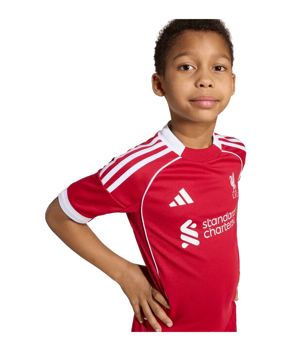 adidas fc liverpool trikot set home 20252026 kids rot