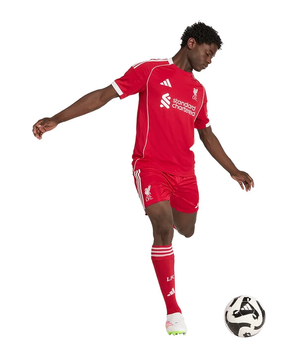 adidas fc liverpool short home 20252026 rot