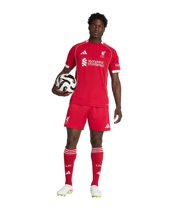 adidas fc liverpool short home 20252026 rot