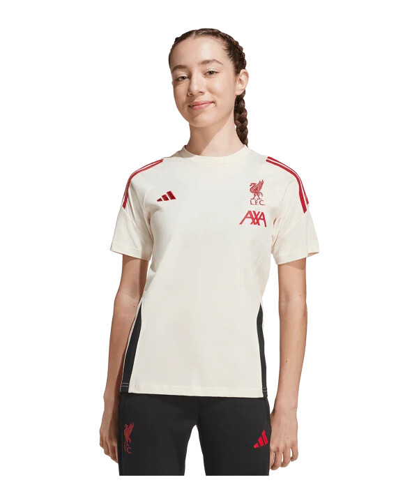 adidas fc liverpool tiro cotton t-shirt kids weiß