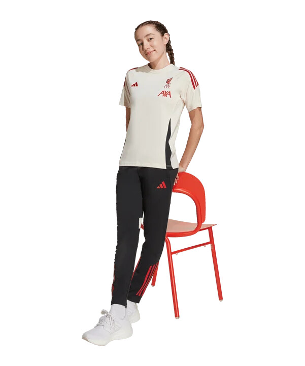 adidas fc liverpool tiro cotton t-shirt kids weiß