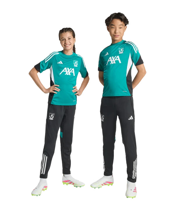 adidas fc liverpool european trainingshose 20252026 kids schwarz