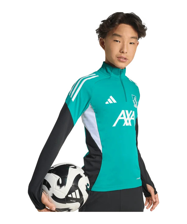 adidas fc liverpool european training sweatshirt 20252026 kids grün