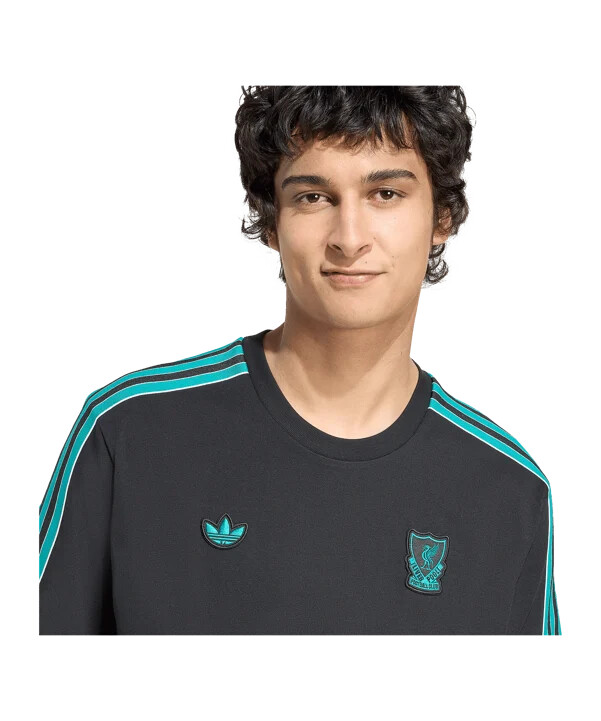 adidas fc liverpool icon t-shirt schwarz