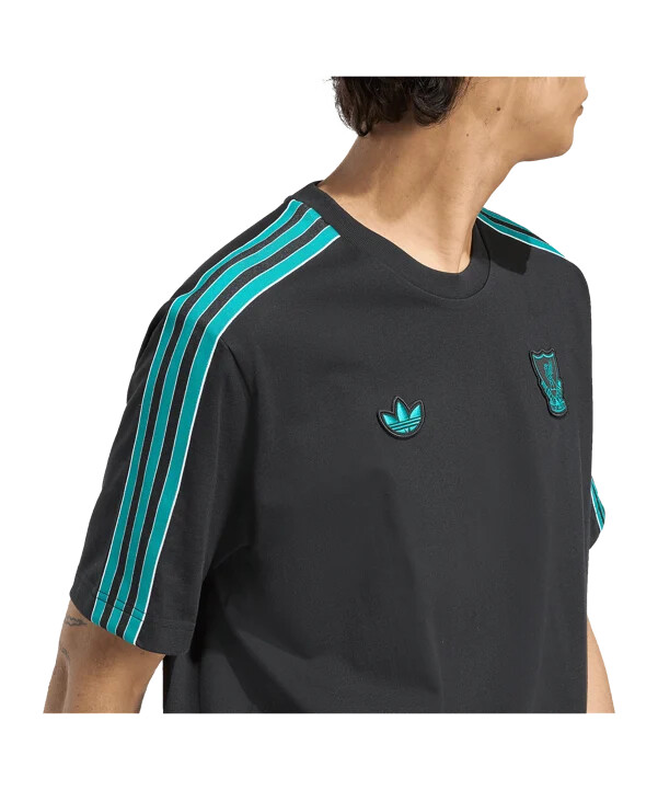 adidas fc liverpool icon t-shirt schwarz
