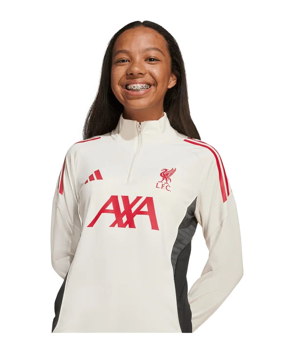 adidas fc liverpool competition training sweatshirt 20252026 kids weiß