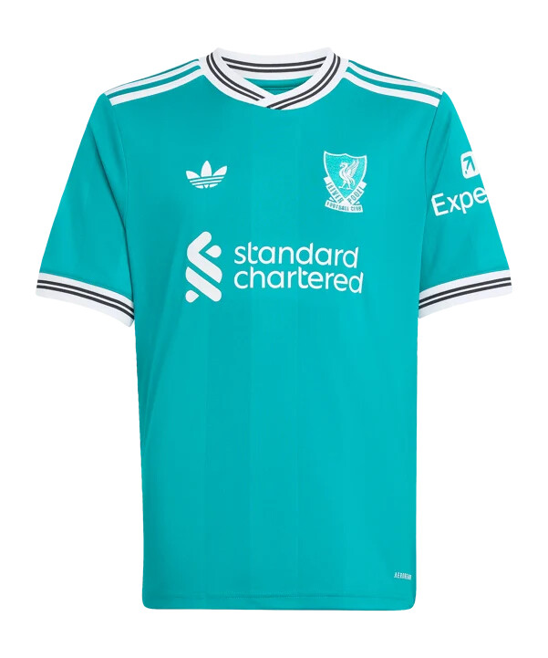 adidas fc liverpool trikot 3rd 20252026 kids grün