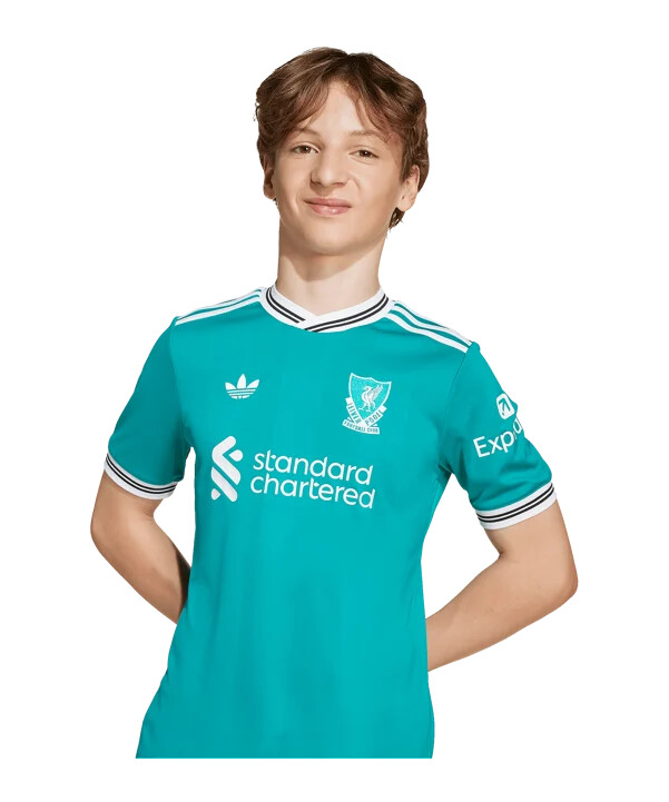 adidas fc liverpool trikot 3rd 20252026 kids grün