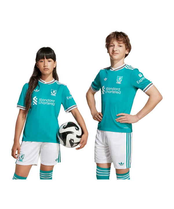 adidas fc liverpool trikot 3rd 20252026 kids grün