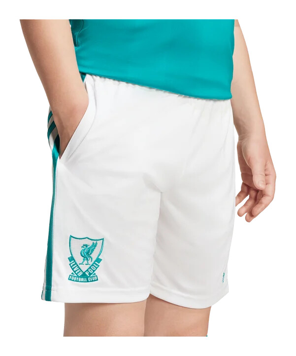 adidas fc liverpool short 3rd 20252026 kids weiß