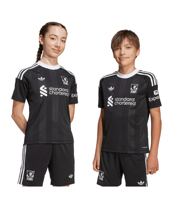 adidas fc liverpool torwarttrikot 3rd 20252026 kids schwarz