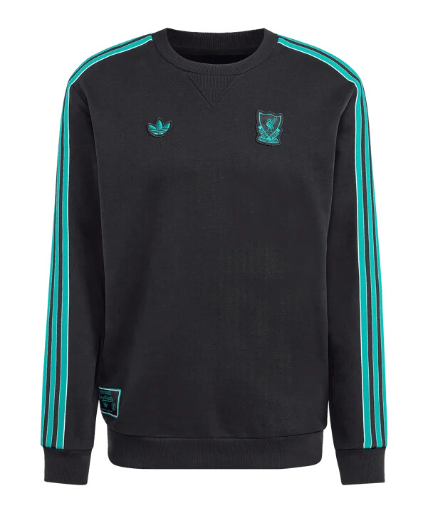 adidas fc liverpool icon sweatshirt schwarz