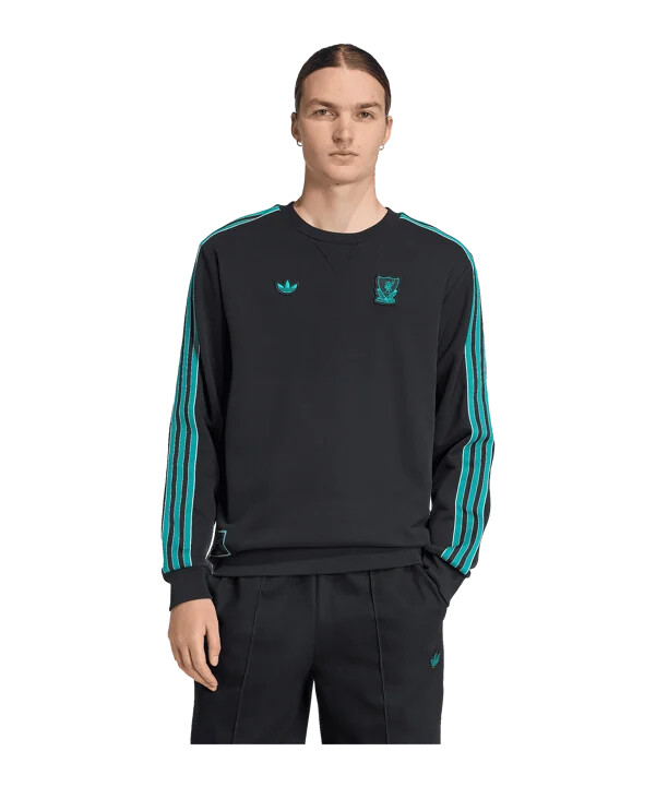adidas fc liverpool icon sweatshirt schwarz