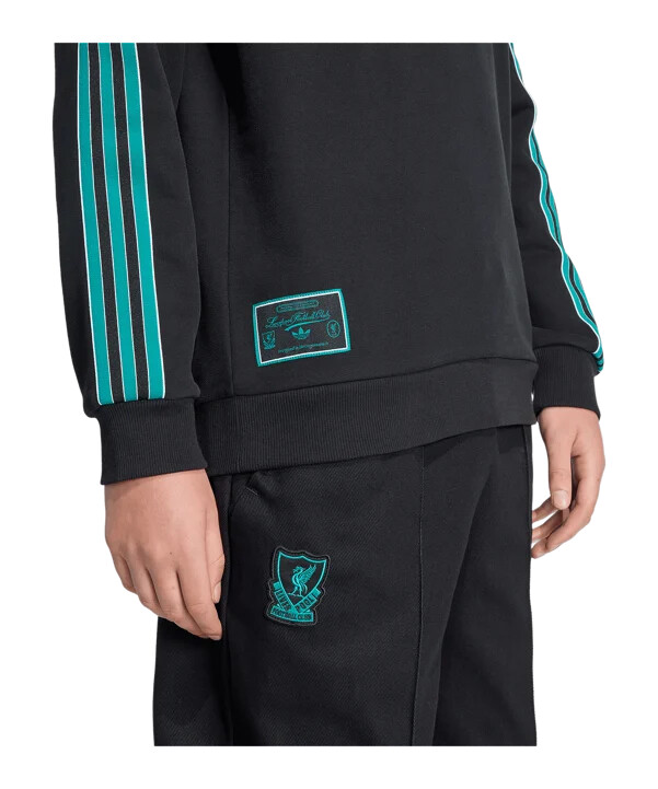 adidas fc liverpool icon sweatshirt schwarz