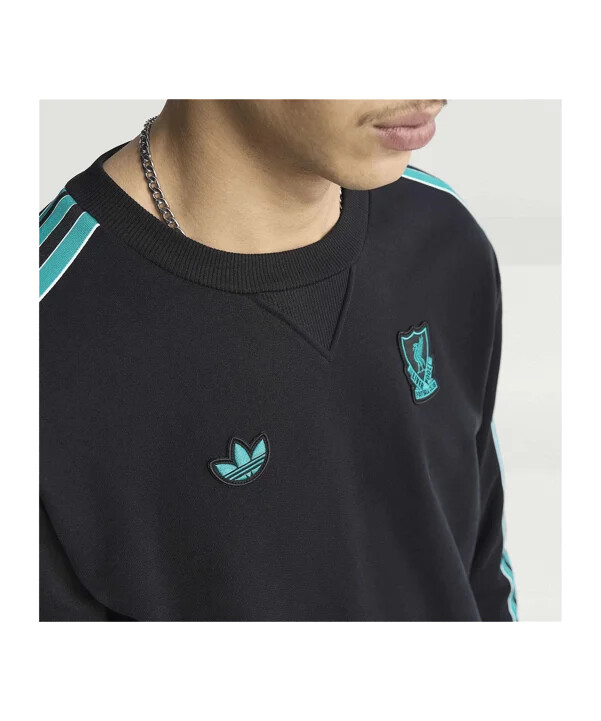 adidas fc liverpool icon sweatshirt schwarz