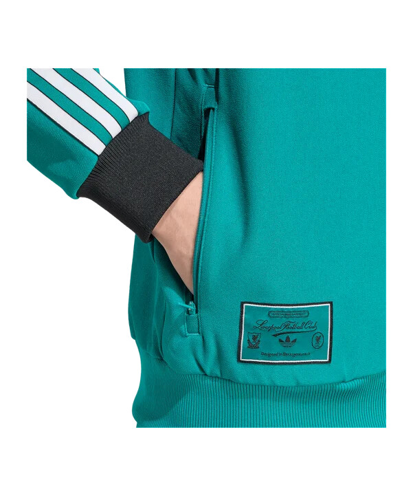 adidas fc liverpool icon track sweatshirt grün