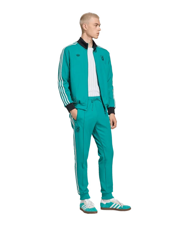 adidas fc liverpool icon track sweatshirt grün